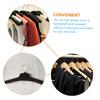BUTIFULSIC 50pcs Hanger Sponge Pad Skid Shoulder Support Pack Clothing Hanger Protector Non-slip Cover Simple Design No Tool Installation view 3