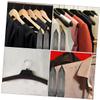 BUTIFULSIC 50pcs Hanger Sponge Pad Skid Shoulder Support Pack Clothing Hanger Protector Non-slip Cover Simple Design No Tool Installation view 4