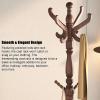 DECORN Coat Stand Wood Coat Rack Freestanding Modern Hall Tree Multiple Hooks Rack Holder for Hanging Coats Scarf Purse Umbrella Display for Entryway Office Hallway,A view 3