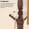 DECORN Coat Stand Wood Coat Rack Freestanding Modern Hall Tree Multiple Hooks Rack Holder for Hanging Coats Scarf Purse Umbrella Display for Entryway Office Hallway,A view 4