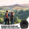Cowboy Hat Travel Case - Portable Cowboy Hat Storage Box Crush Proof Hat Carrier Case for Travel Protects up to 2 Cowboy with Carrying Handle, Shoulder Strap, Luggage Strap view 3