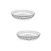 Cabilock 2 Pcs Large Wire Basket Bushel Baskets Stainless Steel Fruit Storage Desktop Organizer view 1