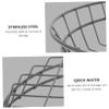 Cabilock 2 Pcs Large Wire Basket Bushel Baskets Stainless Steel Fruit Storage Desktop Organizer view 3