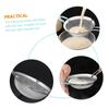 Cabilock 2pcs Efficient Flour Strainer Mesh Sieve Stainless Steel Mesh Strainer Easy Sifting Home Use view 3