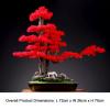 Artificial Plants Artificial Bonsai Tree Indoor Large Fake Plants Decor with Ceramic Pots Red Leaves and Pony Sculpture for Home Table Office Desk Bedroom Living Room Decorations Fake Plants Decor view 2