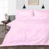 1014 TC New Egyptian Cotton 4 PC Sheet Set Stripe & US Twin, Pink_Full view 4