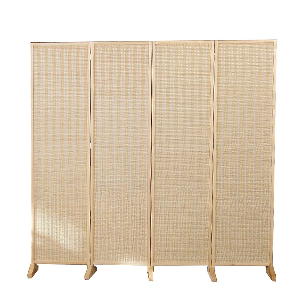 3/4/ 5 Panel Room Partition, Floor Standing Folding Privacy Partition Wall Decoration, Independent Wall Divider Screen for Room Separation, Suitable for Cafe/Tea Room/Restaurant (Size : W50xH170/4pan