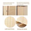 3/4/ 5 Panel Room Partition, Floor Standing Folding Privacy Partition Wall Decoration, Independent Wall Divider Screen for Room Separation, Suitable for Cafe/Tea Room/Restaurant (Size : W50xH170/4pan view 3
