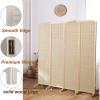 3/4/ 5 Panel Room Partition, Floor Standing Folding Privacy Partition Wall Decoration, Independent Wall Divider Screen for Room Separation, Suitable for Cafe/Tea Room/Restaurant (Size : W50xH170/4pan view 4
