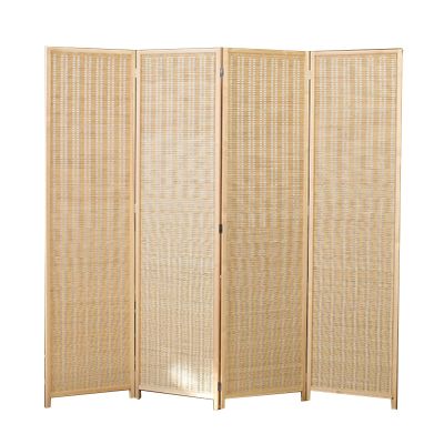 3/4/ 5 Panel Room Partition Screen, Wooden Privacy Wall Partition, Independent Wall Divider Screen for Room Separation, Suitable for Cafe/Tea Room/Restaurant (Size : W40xH150/3panels)