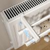 GQJNHUI Radiator Clothes Airer Rack, Hanging Drying Rack Airer50cm,70cm,90cm,110cm,130cm,No Drilling 2 Bar Radiator Dryer Rack (Size : 110CM) view 3