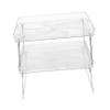 Ciieeo Transparent Multi-function Kitchen Storage Rack Simple Organizer for Spice and Seasoning Bottles Stylish and Design Efficient Desktop Shelf for Home Use view 1