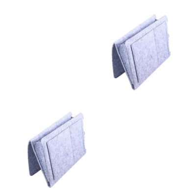 MAGICLULU 2pcs Hanging Storage Bag Holder for Bunk Beds and Dorm Rooms Versatile Bedside Organizer for Household and Kitchen Use for Magazines Snacks Remote Controls and More