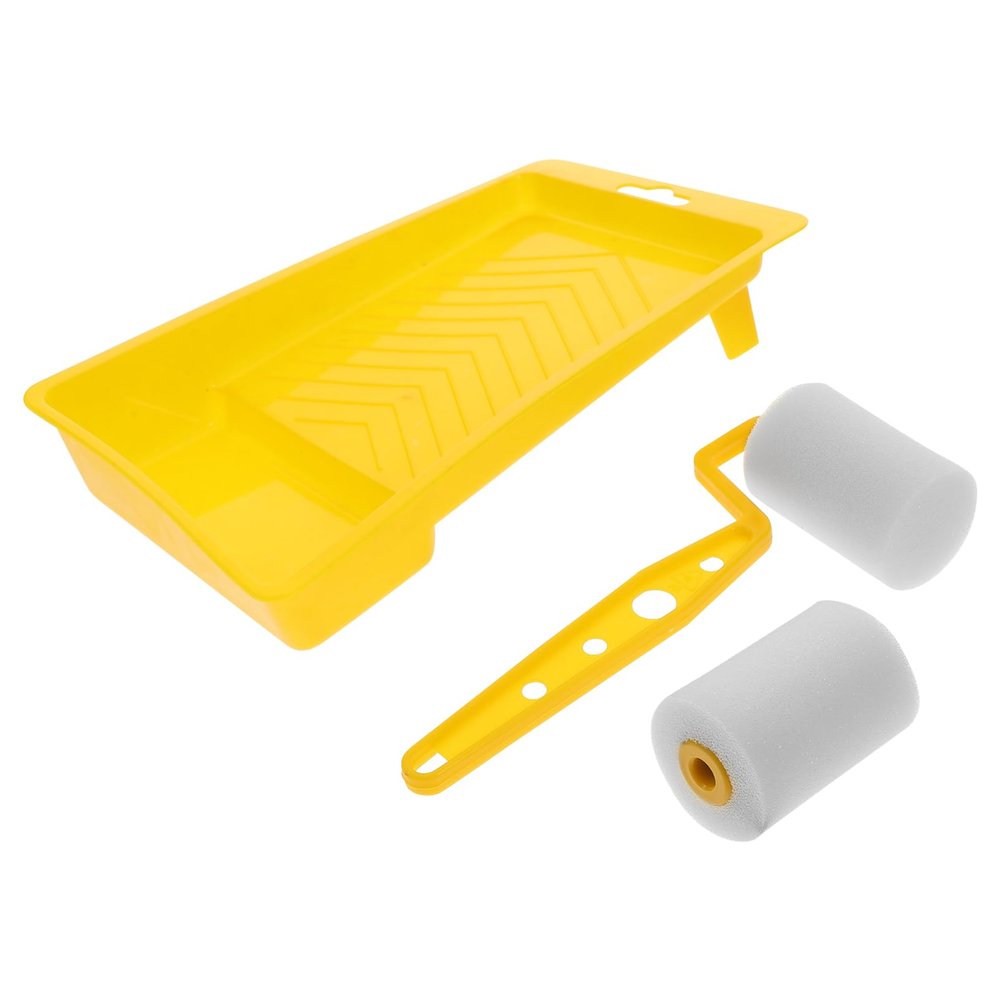 ifundom DIY Paint Roller Set Multi-Function Oil Paint Roller for Walls Furniture More Lightweight with High-Density Sponge for Painting