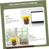 LIFKOME 3pcs Bark Flower Pots Rustic Planting Containers for Cacti and Floral Arrangements Home Decor for Table Centerpieces and Garden Display view 3