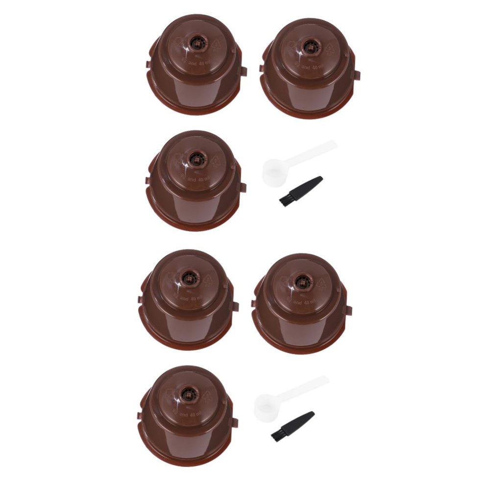 HomeLoft Basics 2sets Reusable Coffee Strainers Filters for Cups Includes Brush Spoon Easy to Brewing Tools for Home Use