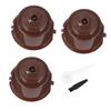 HomeLoft Basics 2sets Reusable Coffee Strainers Filters for Cups Includes Brush Spoon Easy to Brewing Tools for Home Use view 3