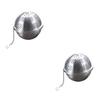 Cabilock 2pcs Stainless Steel Mesh Tea Infuser Clip Xl Reusable Spice Filter for Loose Leaf Spice Brewing Tea Diffuser for Mugs Pitchers view 1