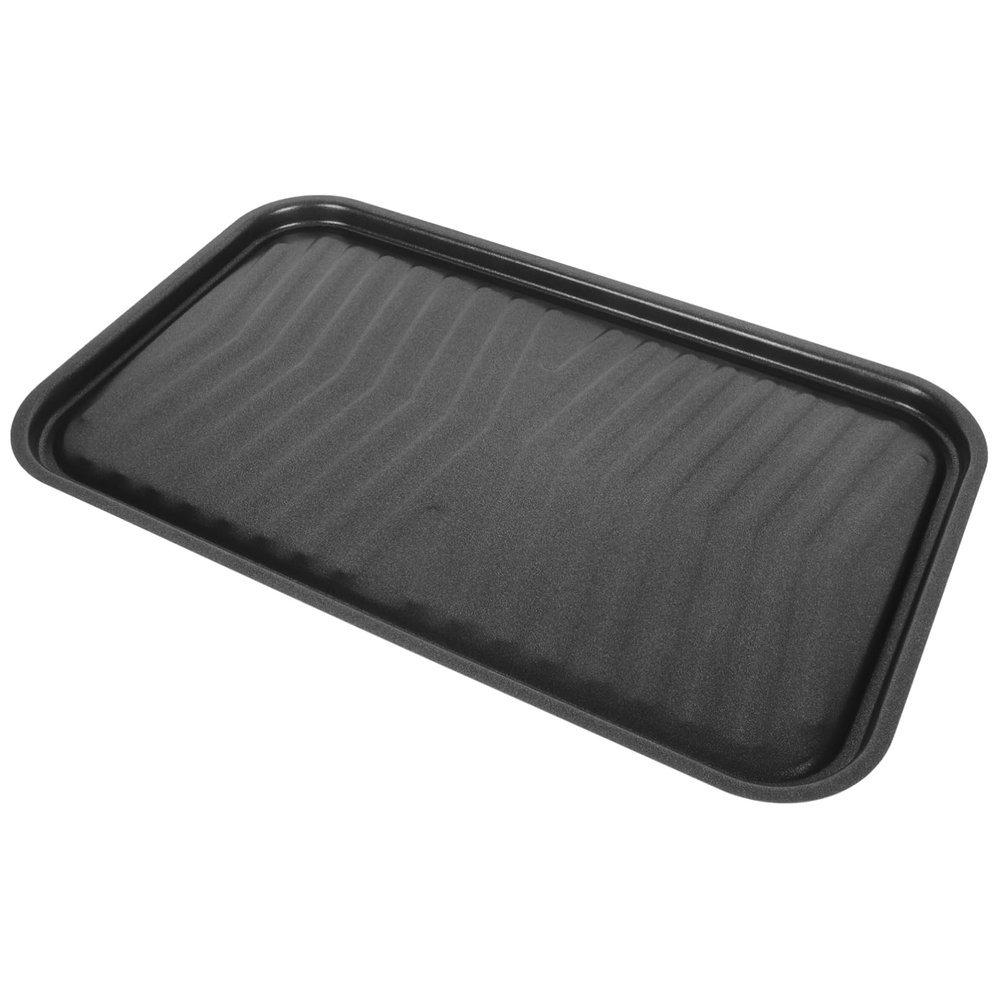 Ciieeo 1pc Portable Cast Iron Bbq Grill Plate Non-stick Coating for Even Heating for Teppanyaki Steak and Roasting Compact Design for Easy Storage and Transport