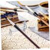 Ciieeo 2pcs Metal Chopstick Holder Storage Silverware Chopstick Rests Pillows Elegant Tableware Rack for Friends view 3