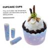 Ciieeo 100pcs Greaseproof Cupcake Liners Gradient Color Paper Baking Cups for Muffins Desserts for Home Kitchen Parties Lightweight Baking Accessory view 3