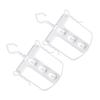 Holibanna 2pcs Rotatable Clothes Rack for Hoodies Outerwear Windproof Drying Hanger with Hat Clips Space-Saving Design for Home view 1