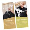 Holibanna 2pcs Rotatable Clothes Rack for Hoodies Outerwear Windproof Drying Hanger with Hat Clips Space-Saving Design for Home view 2