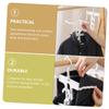 Holibanna 2pcs Rotatable Clothes Rack for Hoodies Outerwear Windproof Drying Hanger with Hat Clips Space-Saving Design for Home view 4