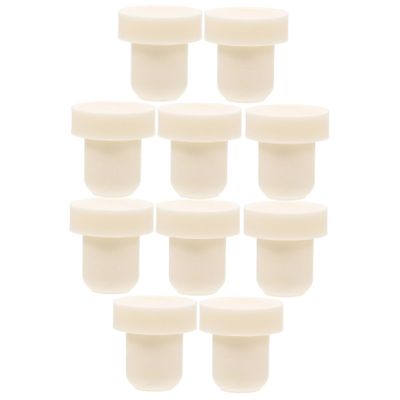 Ciieeo 10pcs Vacuum Cork Wine Bottle Stoppers Wine Preserver Bottle Plugs Stoppers Wood Sealing Effect