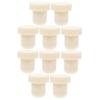 Ciieeo 10pcs Vacuum Cork Wine Bottle Stoppers Wine Preserver Bottle Plugs Stoppers Wood Sealing Effect view 1