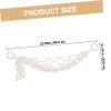 Ciieeo Fruit Hammock Vegetable Hammock Cotton Woven Net Wall Hanging Storage Woven Basket for Circulation under Cabinet Kitchen Decor Rv Boat Camper view 4