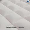 Queen Size- 3 Piece 800 GSM Down Alternative 3 Inch Thick Upto 15" Deep Pocket Fitted Mattress-Topper Protector for Extra Soft Comfortable Sleep for All Season- Queen(60X80 Inche), Light Grey view 4