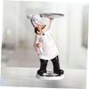 BESTOYARD Ornament Decorative Home Accessories Resin Crafts for Bakery Christmas Collectible Figurines Modern Art Figure Statue Resin Figures for Hotel Decorations Wine Cabinet Sculpture view 4