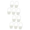 Ciieeo 10pcs Small Handwoven Rattan Baskets for Home Storage and Flower Arrangement Lightweight and Easy to Clean Rustic Style for Organizing Kitchen and Bathroom Smooth Design view 1