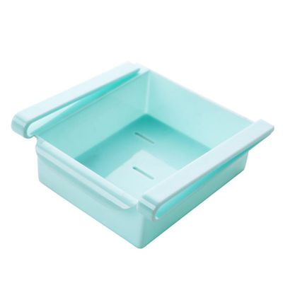 Cabilock Fridge Shelf Organizer Bin Set Sliding Drawer Bins for Refrigerator Store Produce Snacks