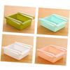 Cabilock Fridge Shelf Organizer Bin Set Sliding Drawer Bins for Refrigerator Store Produce Snacks view 4