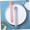 Ciieeo 2pcs High-temperature Resistant Silicone Basting Brush for Cooking Bbq Baking Lightweight Compact Design for Oil Sauce Application view 4
