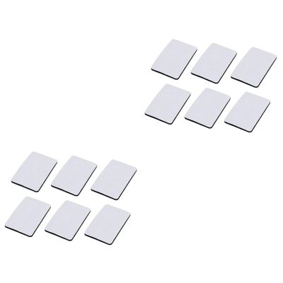 ABOOFAN 100pcs Carpet Nonslip Patch Rug Fixation Tape for Hardwood Hook and Loop Stickers Stop Rug Sliding Safe for Living Room Bedroom Bathroom