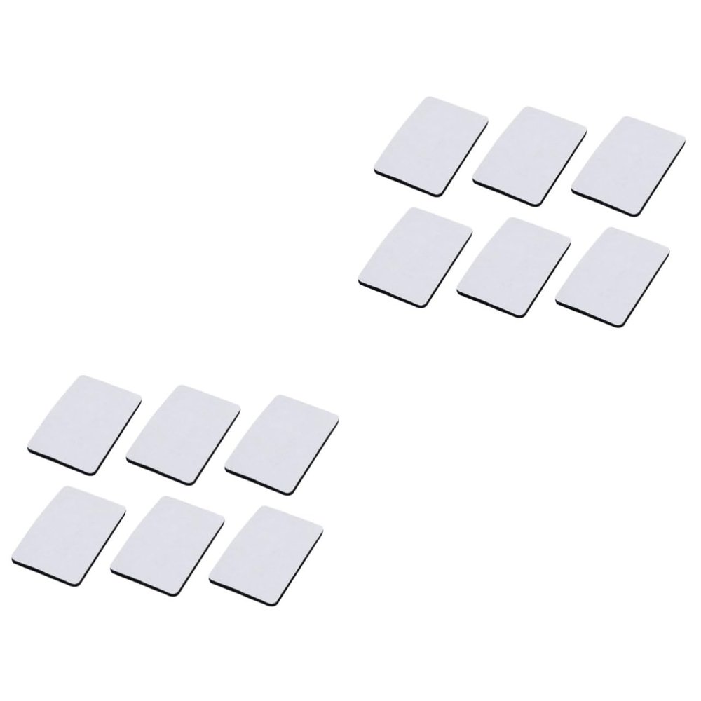 ABOOFAN 100pcs Carpet Nonslip Patch Rug Fixation Tape for Hardwood Hook and Loop Stickers Stop Rug Sliding Safe for Living Room Bedroom Bathroom