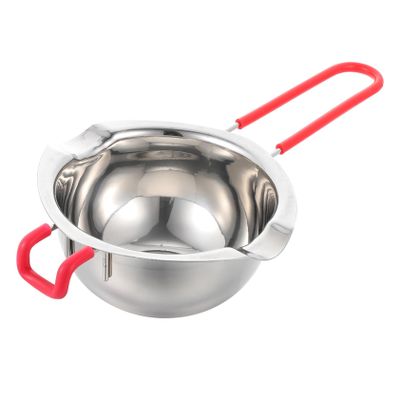 Ciieeo Chocolate Double Boiler 1 Pc Stainless Steel Plastic Melting Pot for Baking Kitchen Use