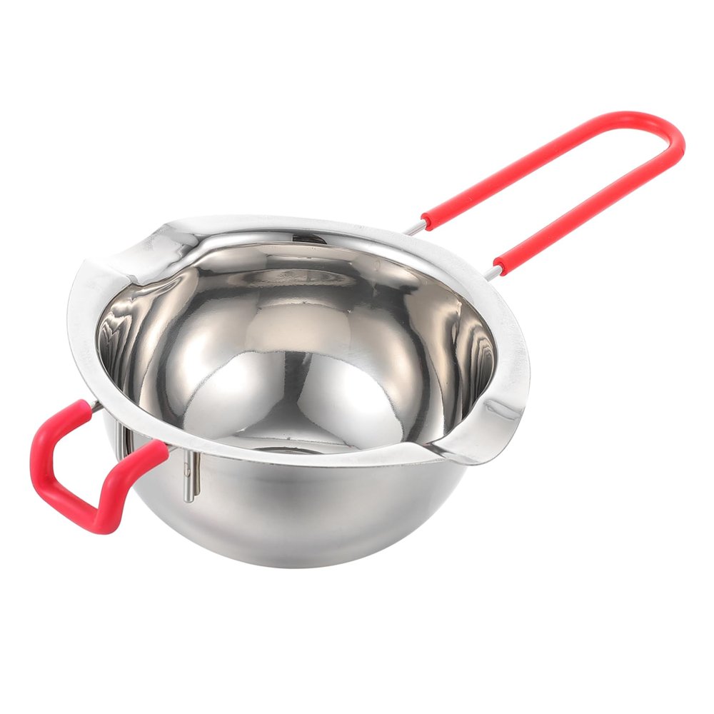 Ciieeo Chocolate Double Boiler 1 Pc Stainless Steel Plastic Melting Pot for Baking Kitchen Use
