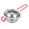 Ciieeo Chocolate Double Boiler 1 Pc Stainless Steel Plastic Melting Pot for Baking Kitchen Use view 1