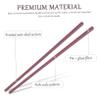 Ciieeo 5pairs Chinese Style Chopsticks Reusable Non-slip Chopsticks Dishwasher Safe view 3