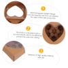 BIUDECO 10pcs Heart-shaped Window Muffin Boxes Food Container for and Desserts Easy to Assemble Portable Packaging for and Events view 4