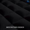 Twin-XL Size- 3 Piece 800 GSM Down Alternative 3 Inch Thick Upto 15" Deep Pocket Fitted Mattress-Topper Protector for Extra Soft Comfortable Sleep for All Season- Twin-XL(39X80 Inche), Black view 4