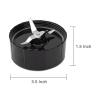 BmXauz 2 Pack Replacement Cross Blade Parts Compatible for Magic 250W Blender, Juicer and Mixer, Blender Replacement Parts view 2