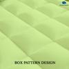 Queen Size- 3 Piece 800 GSM Down Alternative 3 Inch Thick Upto 15" Deep Pocket Fitted Mattress-Topper Protector for Extra Soft Comfortable Sleep for All Season- Queen(60X80 Inche), Sage Green view 4