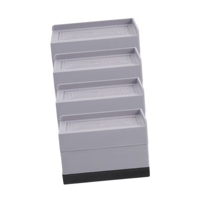 Ciieeo 4pcs Anti-Skid Furniture Leg Risers, 11.5x6x7.5cm