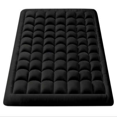 Queen Size- 3 Piece 800 GSM Down Alternative 3 Inch Thick Upto 15" Deep Pocket Fitted Mattress-Topper Protector for Extra Soft Comfortable Sleep for All Season- Queen(60X80 Inche), Dark Grey