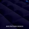 Queen Size- 1 Piece 800 GSM Down Alternative 3 Inch Thick Upto 15" Deep Pocket Fitted Mattress-Topper Protector for Extra Soft Comfortable Sleep for All Season- Queen(60X80 Inche), Navy Blue view 3